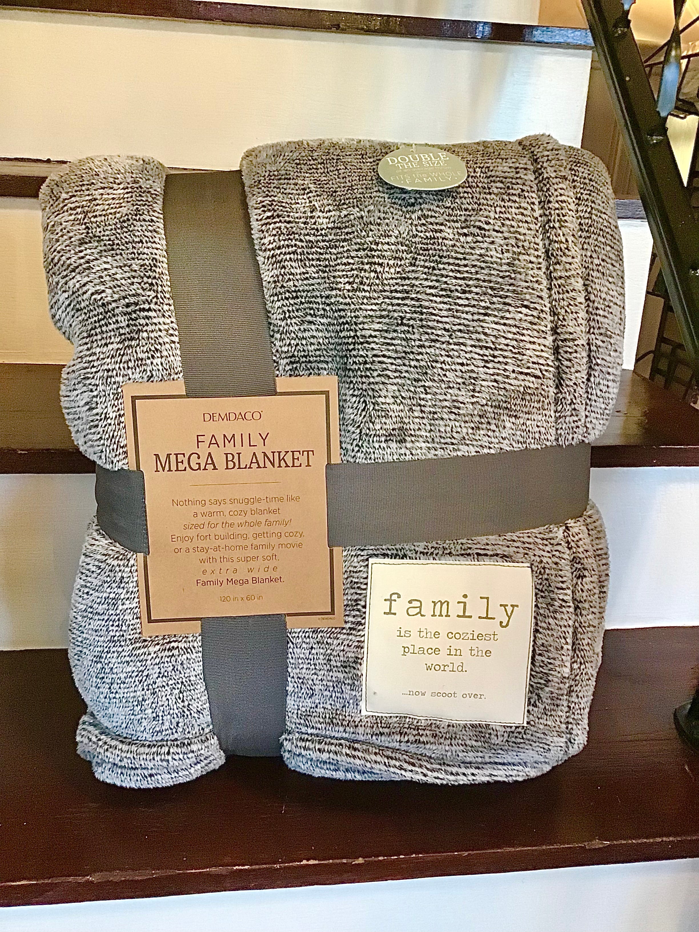 Family Mega Blanket - Black | Thee Ark Christian Bookstore